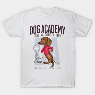 Dog Academy Digging Competition T-Shirt